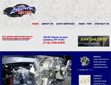 Tablet Screenshot of libertyautopartsnyc.com